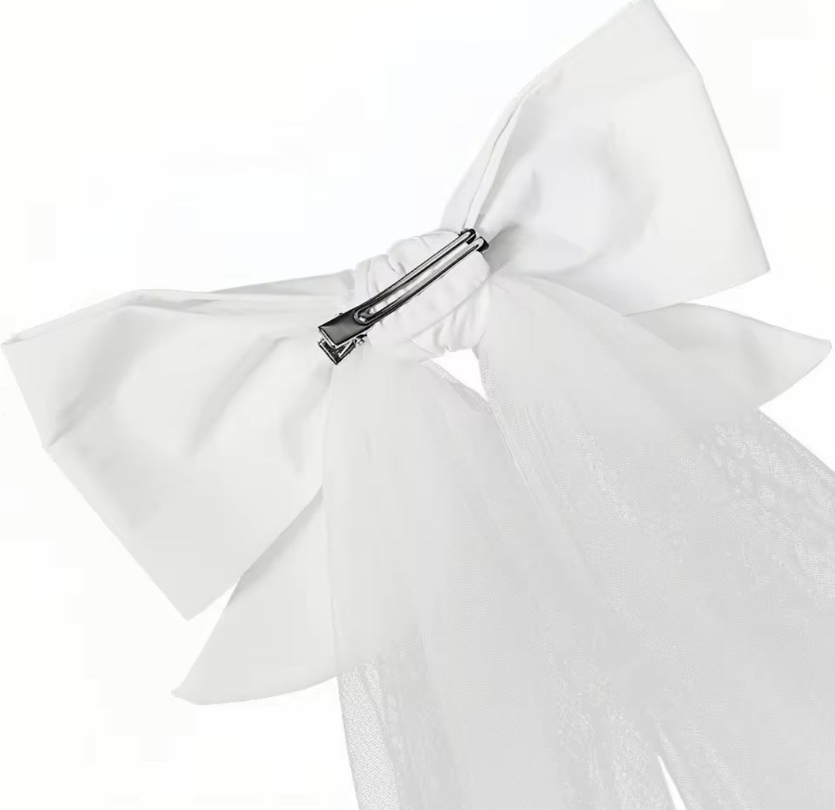 Veil hair bow