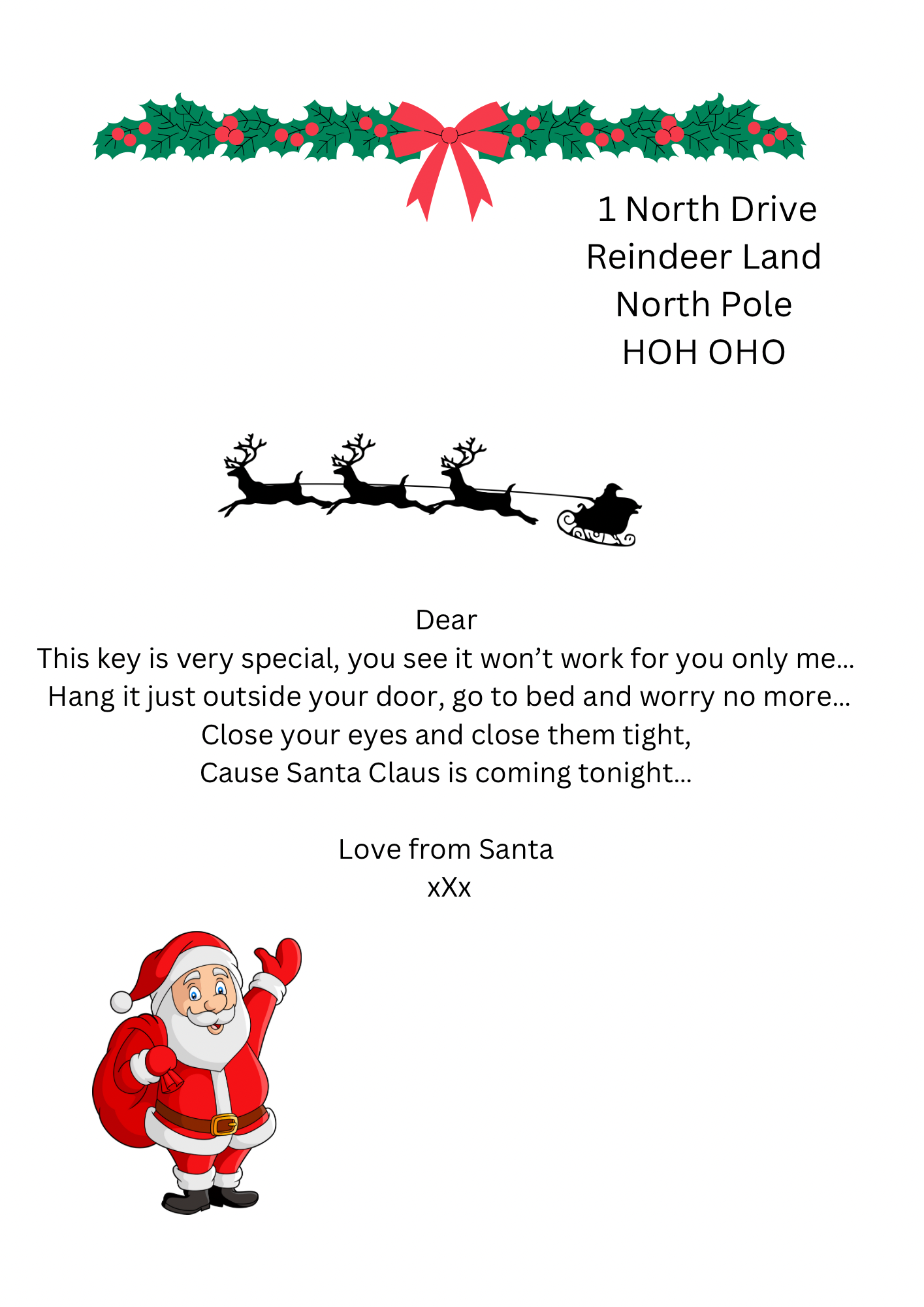 Santa Key DIGITAL DOWNLOAD