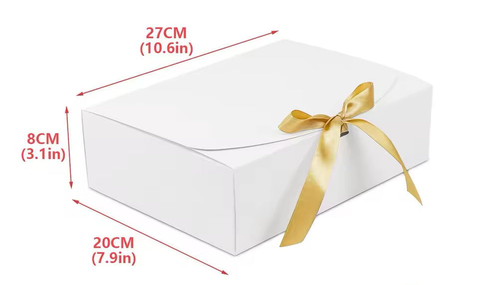 White bow gift box
