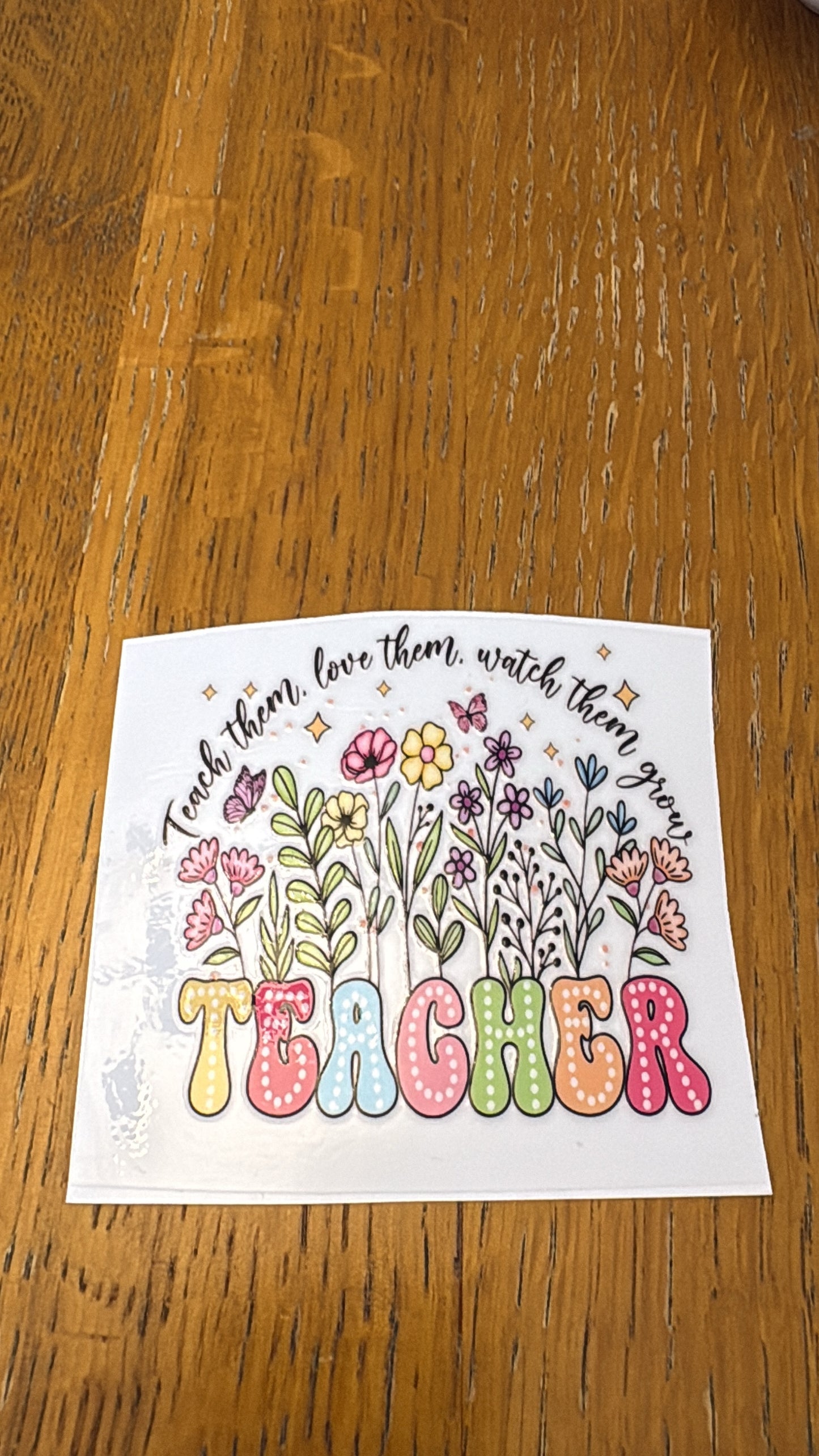 Teacher UV DTF