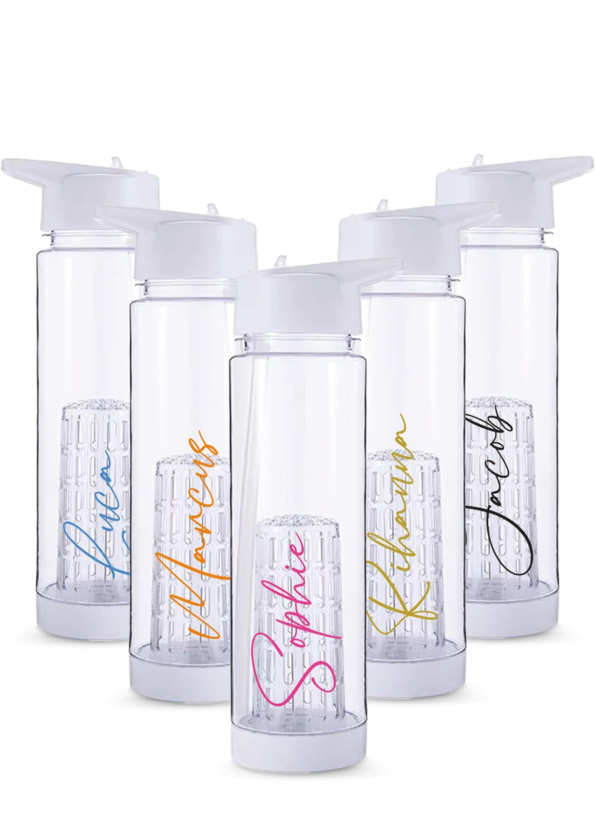 Clear water bottle Love Island Inspired