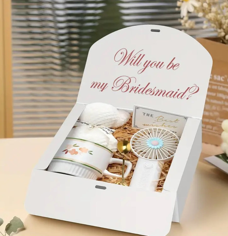 White bow gift box