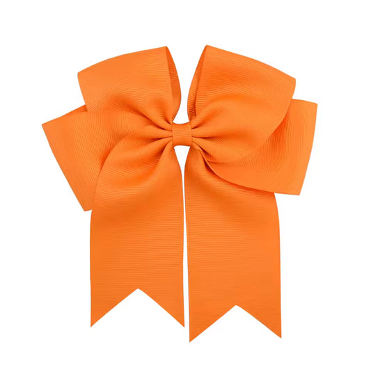 Orange Hair Bow