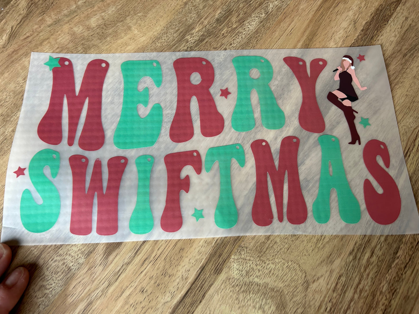 Taylor Swift Christmas DTF transfers