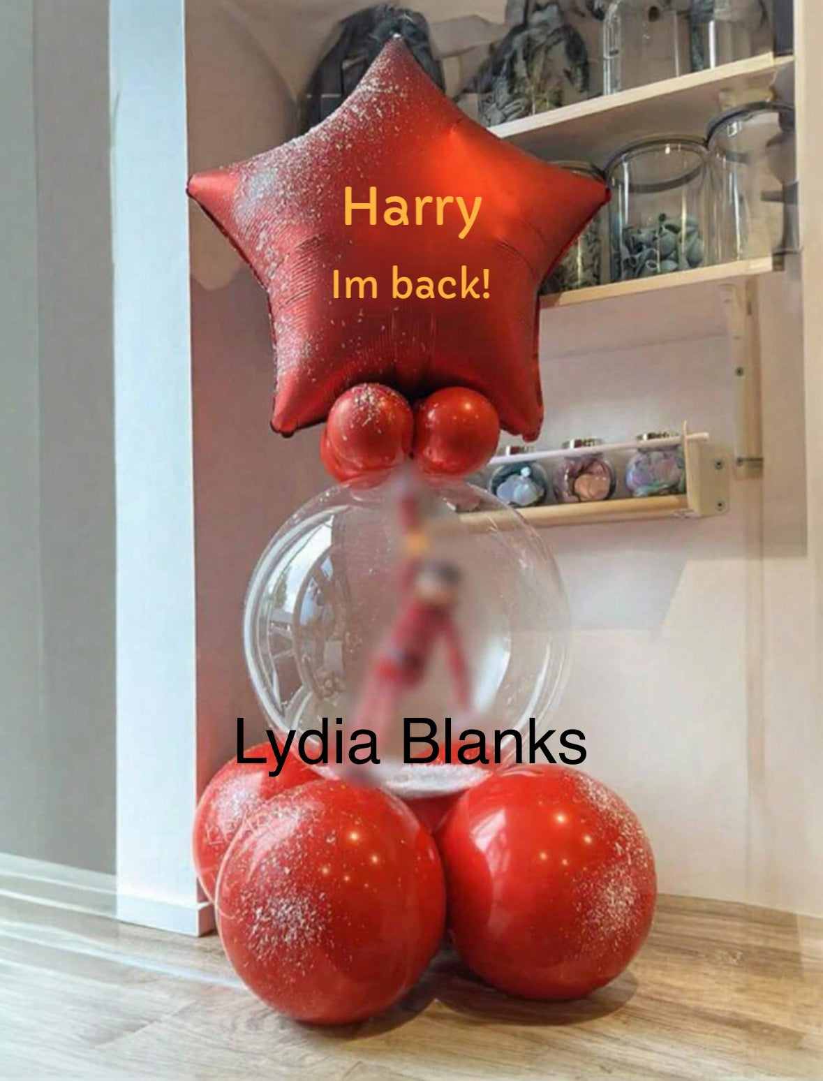 Elf arrival balloon kit