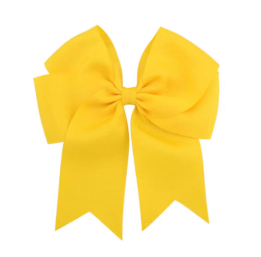 Yellow hair bow