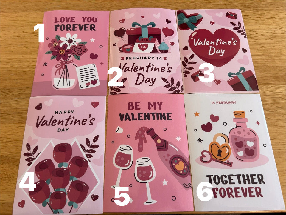 Valentines wine/bottle labels