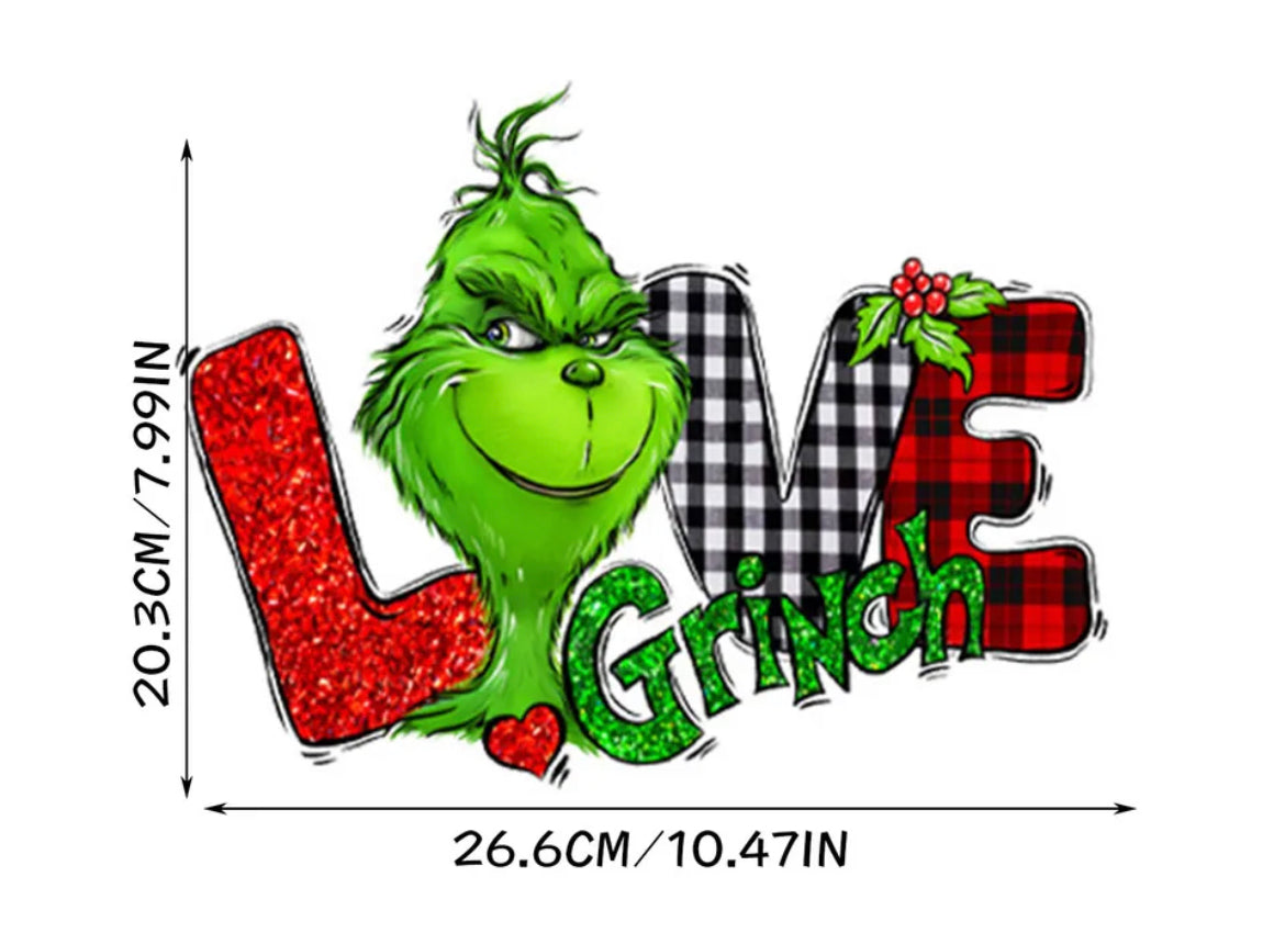 Grinch DTF vinyls