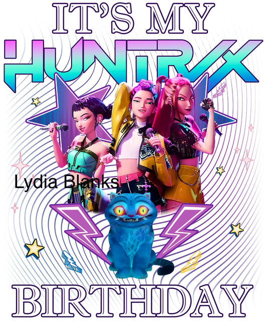 K Pop demon hunters birthday DTF