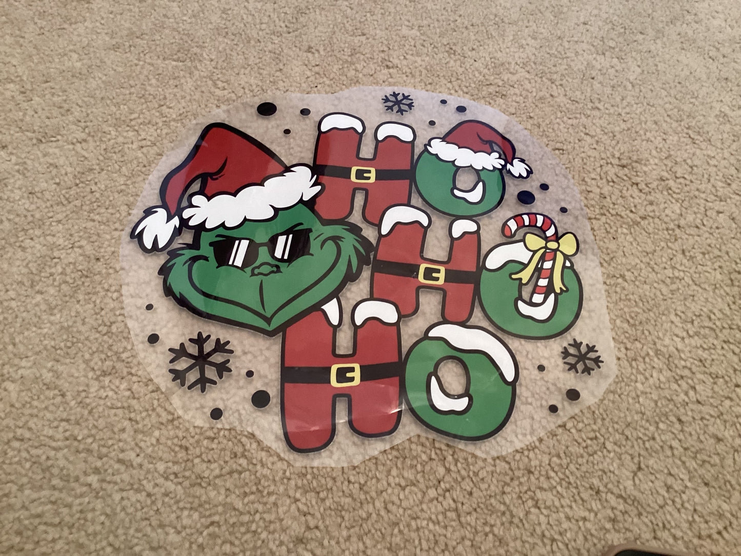 Grinch DTF vinyls