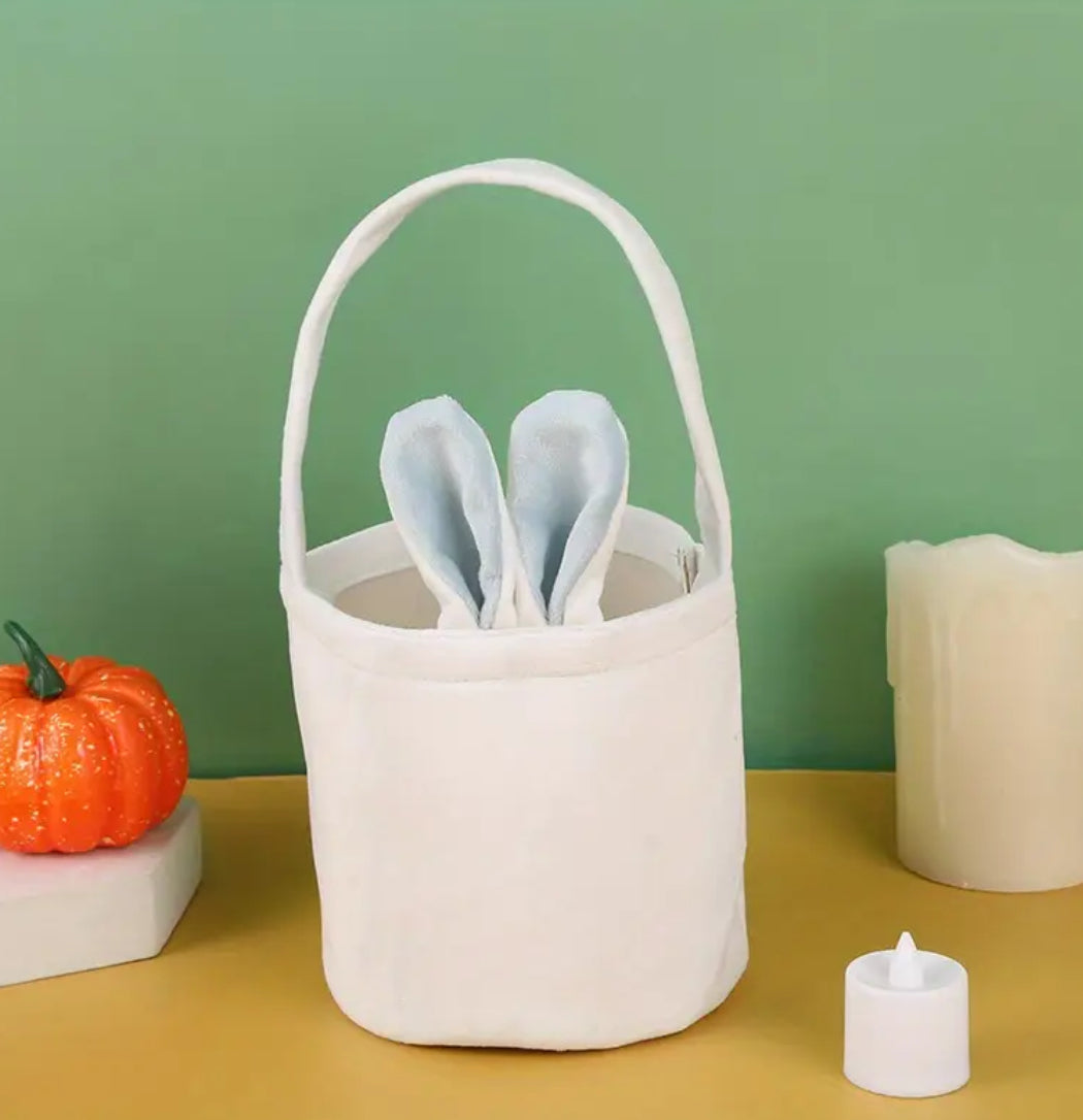 Bunny fabric basket