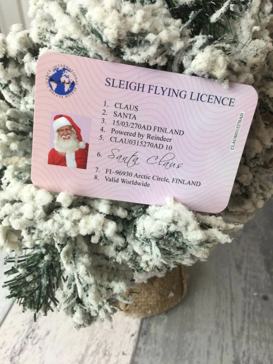 Santa Sleigh Flying Licence