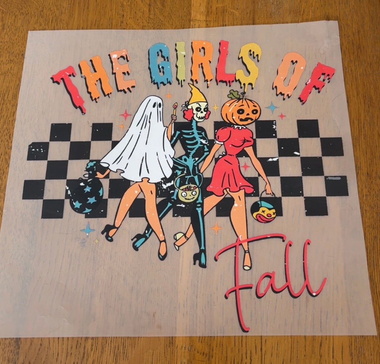 REDUCED HALLOWEEN/AUTUMN DTF