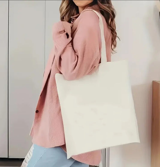 Canvas tote shopper bag