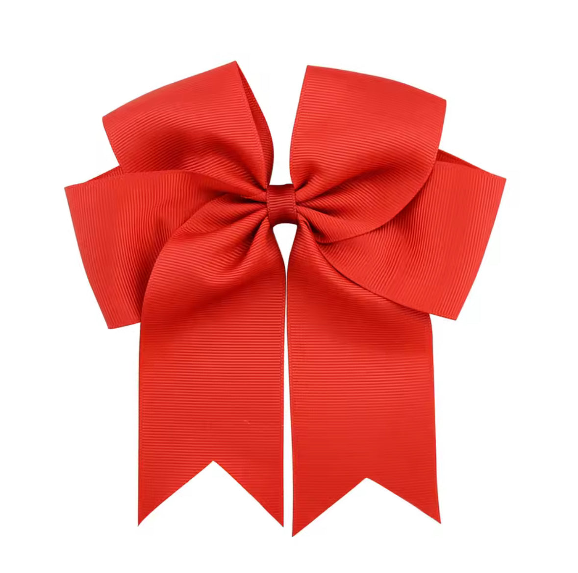 Red hair bow