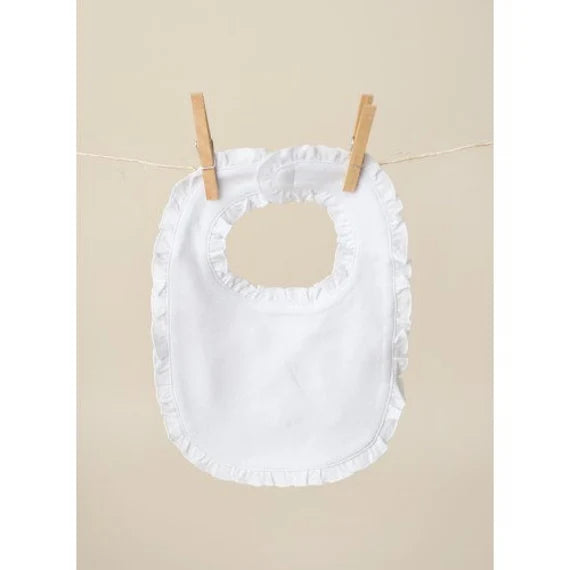 Baby ruffle bib