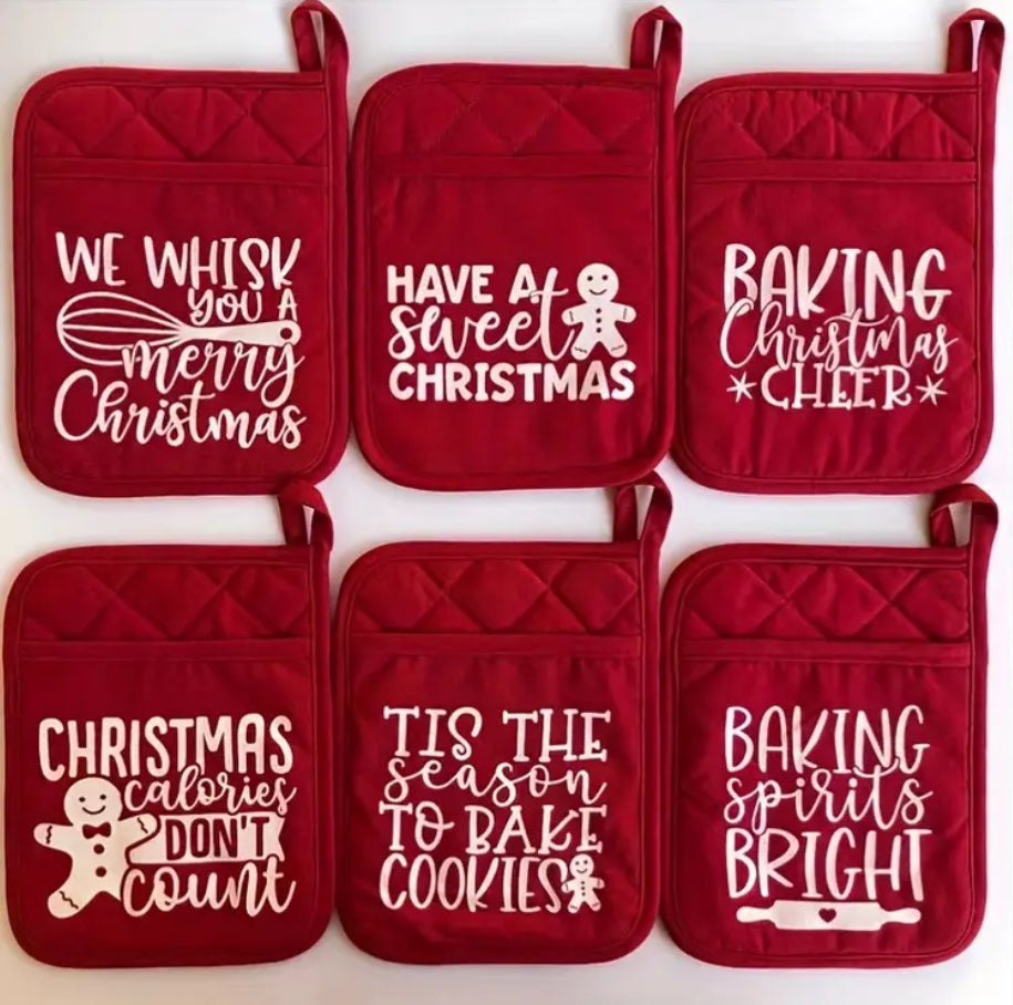 Christmas pot holders
