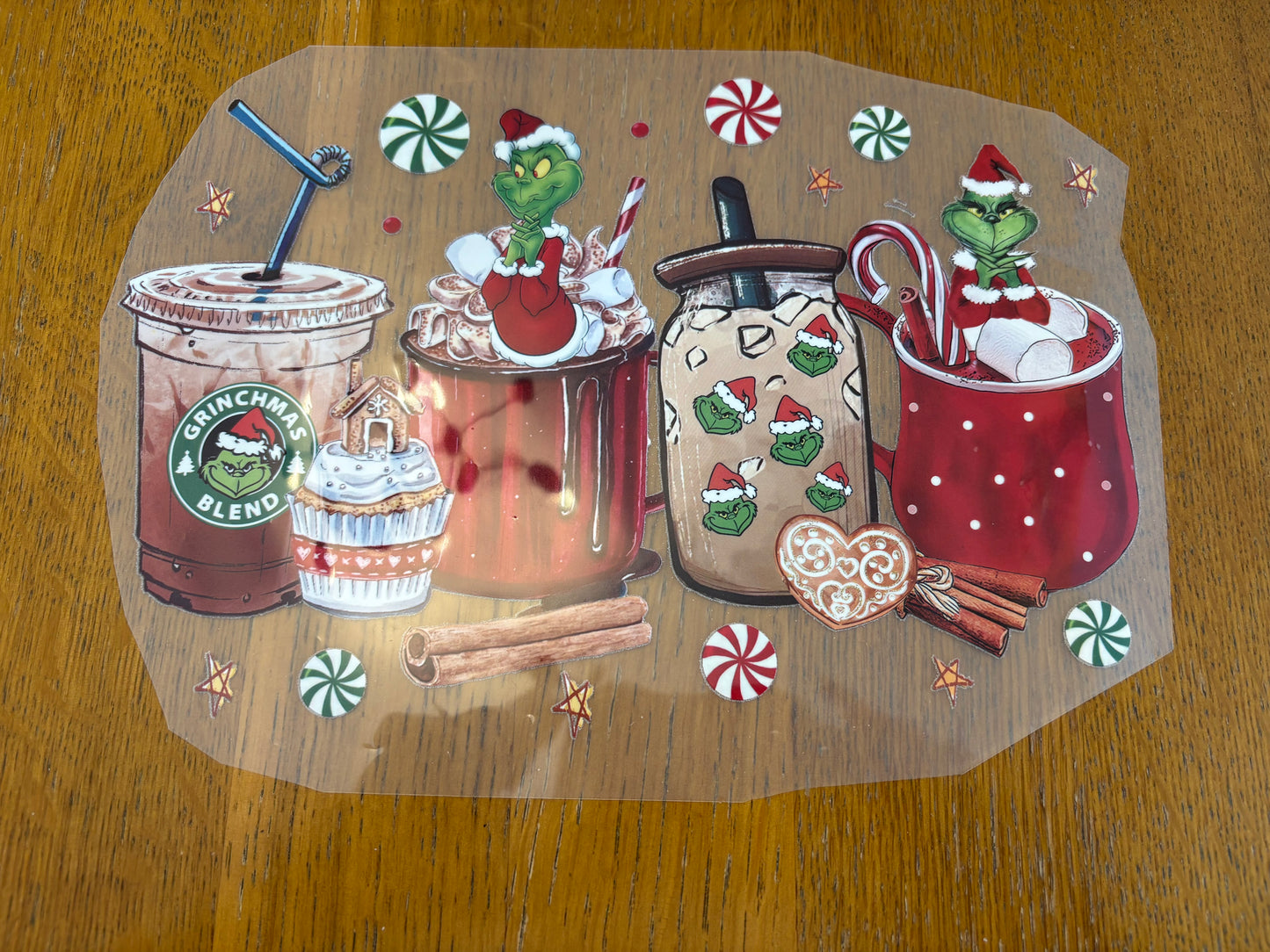 Grinch DTF vinyls