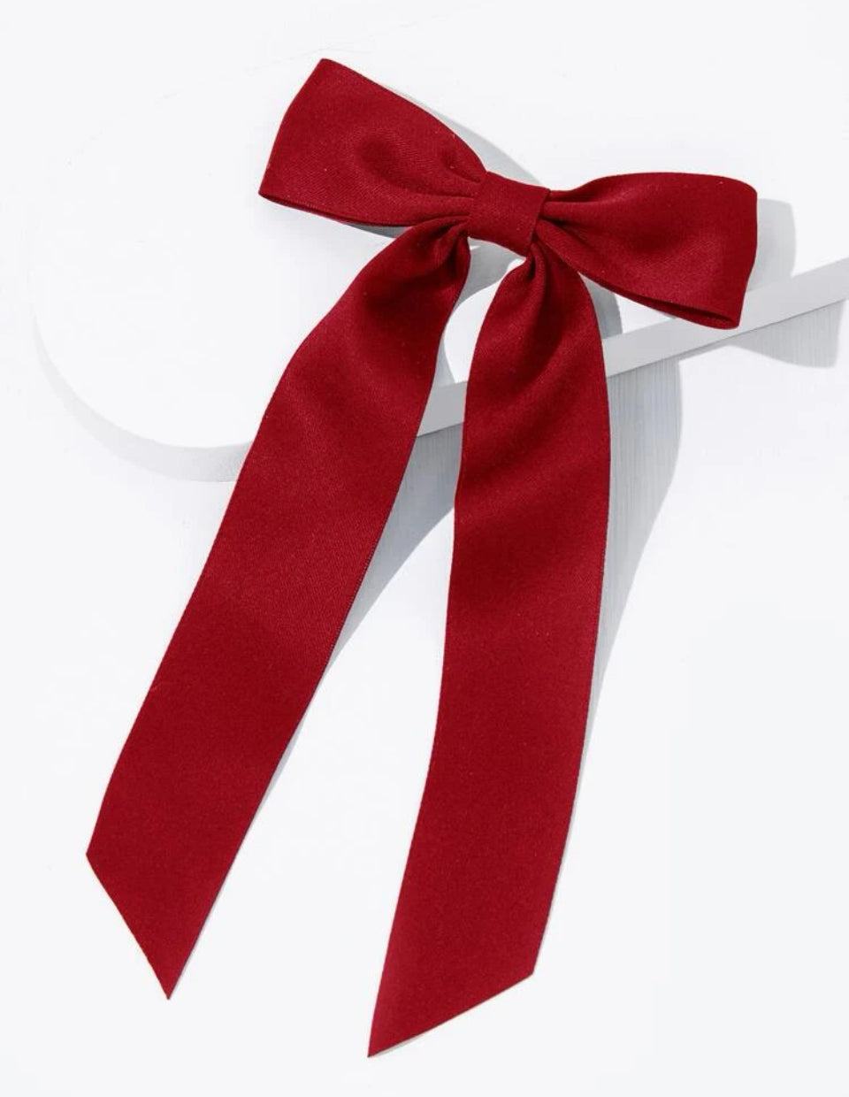 Red hair bow