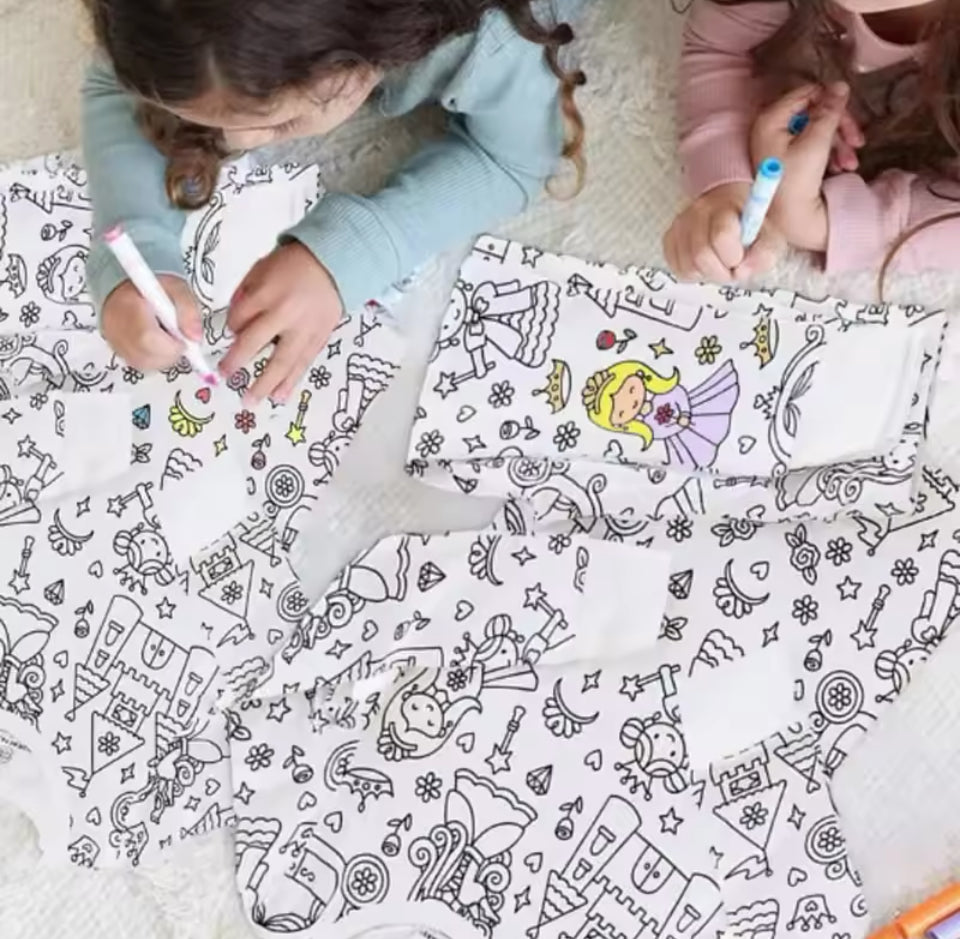 Colour in your own pjs