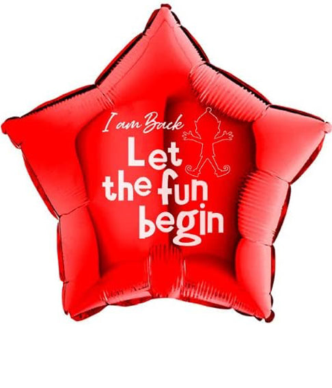 Red star balloon